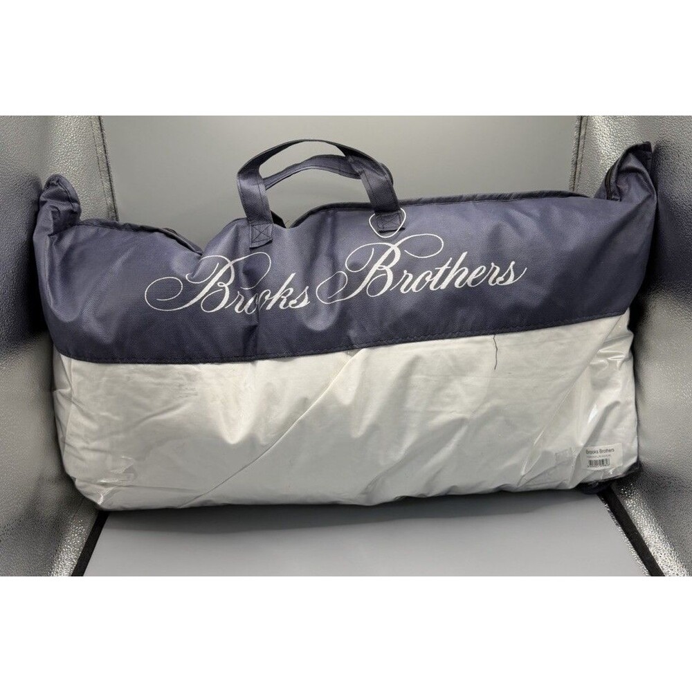 Brooks Brothers Down & Feathers King Size Bed Pillow 20”x36”